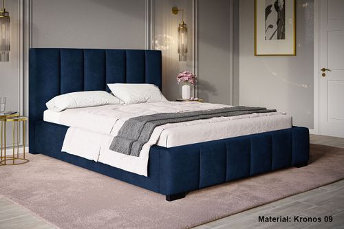 Łóżko tapicerowane LUX 1 180x200 ze  Stelażem i pojemnikiem na Arena.pl