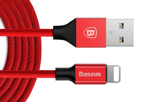 BASEUS USB lightning Długi kabel iPhone iPad 180cm - Czerwony na Arena.pl