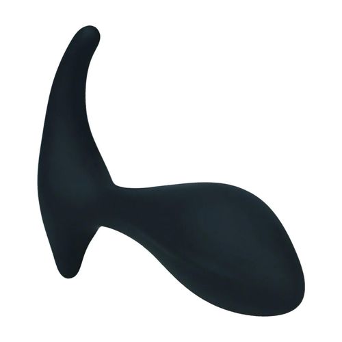 Single Ripple Silicone Prostate Massager - Black na Arena.pl
