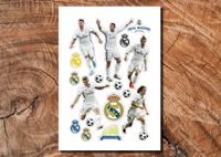 Wydruk cukrowy na tort A4 Real Madryt DIY