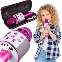 MIKROFON KARAOKE GLOSNIK Z MIKROFONEM BEZPRZEWODOWY BLUETOOTH NAGRYWANIE