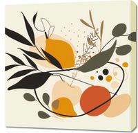 Obraz 70x70cm Botaniczny Wir