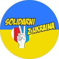 Naklejki wlepki UKRAINA CHWAŁA SLAVIA UKRAINIE 50