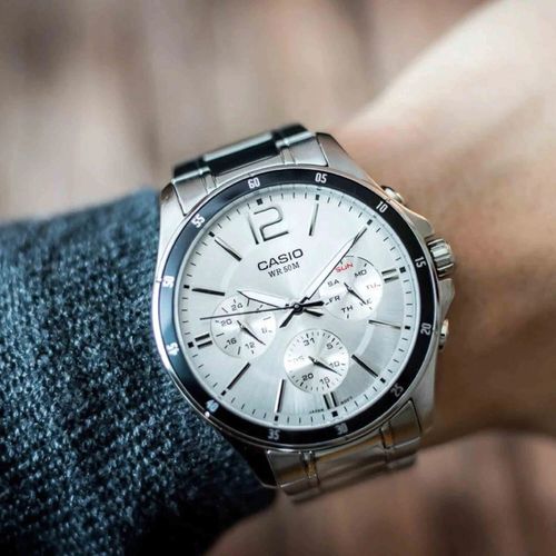 Zegarek Męski Casio  MTP-1374D-7A (zd063e) + BOX na Arena.pl