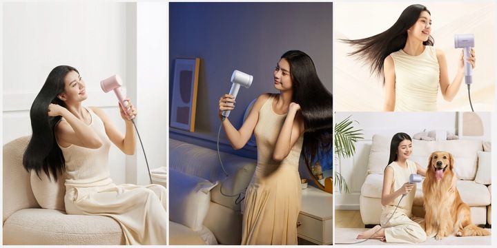 Mocna Suszarka do Włosów COSHARE EssenceRing SuperFlowSE Jonizacja 1300W zdjęcie 4