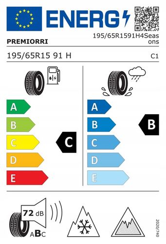 1x 195/65R15 OPONY CAŁOROCZNE 15" NOWY WZÓR 3PMSF 2025r na Arena.pl
