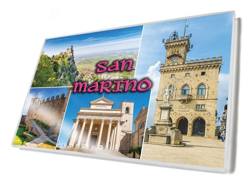 San Marino - magnes szklany zdjęcie 2