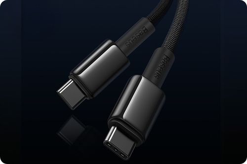 BASEUS KABEL USB-C TYPE-C SZYBKIE ŁADOWANIE PRZEWÓD 100W PD 5A QC 4.0 1M na Arena.pl