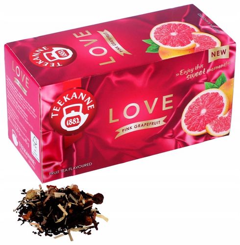 Herbata owocowa w torebkach Teekanne Love grejpfrut 20szt x9 na Arena.pl