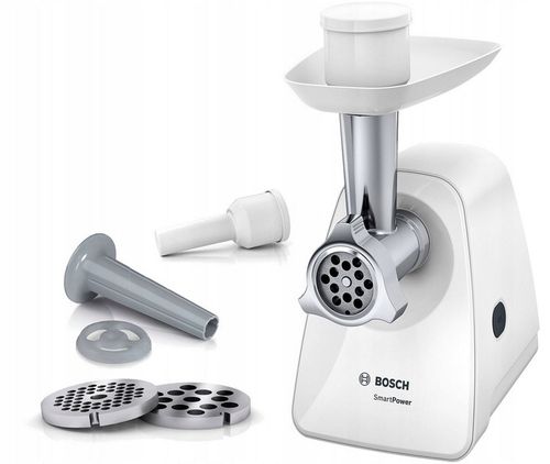Maszynka do mielenia mięsa BOSCH MFW2510W 1500W Nasadka masarska Mocna na Arena.pl