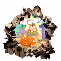 Naklejka samoprzylepna 3D do pokoju dziecięcego