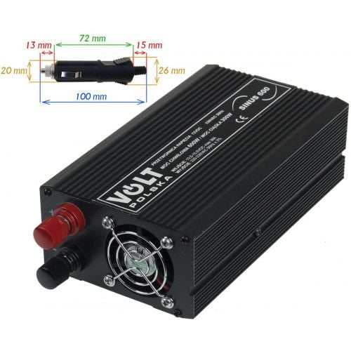 PRZETWORNICA VOLT POLSKA SINUS 12V / 230V 300W na Arena.pl