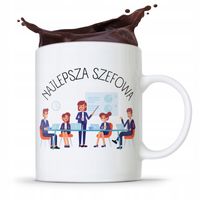 Kubek Prezent Dla Szefowej Najlepsza Szefowa Z Nadrukiem Ze Zdjęciem