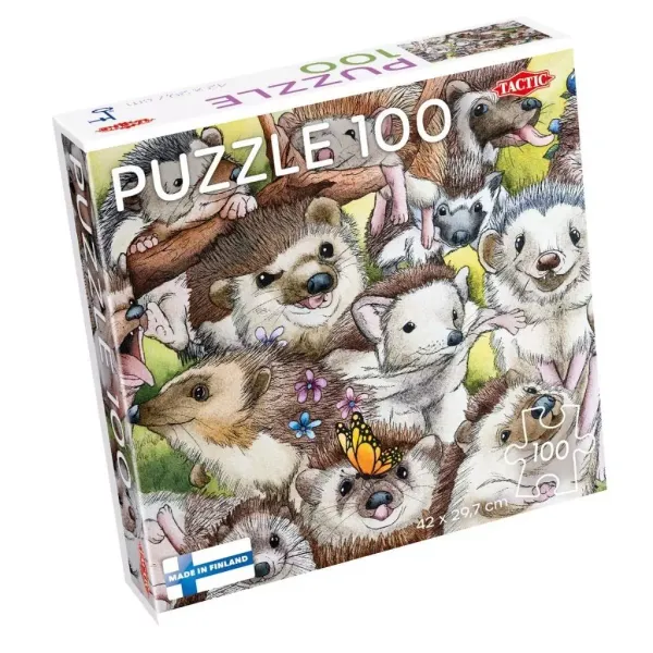 Puzzle 100 Hedgehogs zdjęcie 1