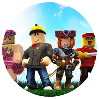 Opłatek na tort Roblox Postacie Ludziki Gra Okazjonalny Tekst Gratis