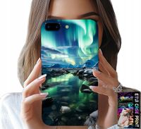 ETUI DO IPHONE ( 7 PLUS ) - ALASKA ZORZA POLARNA STAWIK CASE + SZKŁO