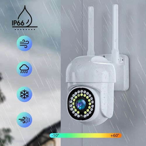 Zewnętrzna Kamera WIFI Obrotowa FULL HD Śledzenie Ruchu na Arena.pl