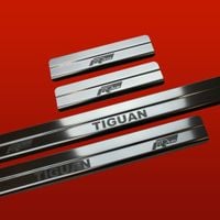 Listwa progowa VOLKSWAGEN TIGUAN MK1 RLINE Stal nierdzewna 304 połysk 4szt