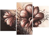 60 90CM OBRAZ 3 ELEM DALIOWA KONIECZNOŚĆ ŚCIENNY DRUK PŁÓTNO