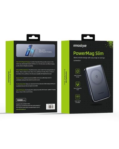 INNOSTYLE POWERMAG SLIM SZYBKI POWERBANK INDUKCYJNY DO MAGSAFE 10000MAH na Arena.pl