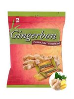 Cukierki imbirowe rozpuszczalne żelowe gingerbon ciągutki halal wege indonezyjskie 125g