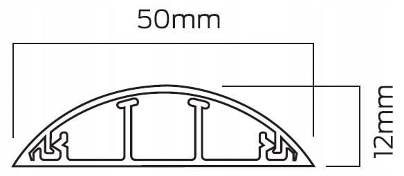 LISTWA MASKUJĄCA RTV DO KABLI 200cm SAMOPRZYLEPNA zdjęcie 8