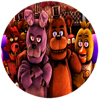 Opłatek na tort FNAF Five Nights at Freddy's