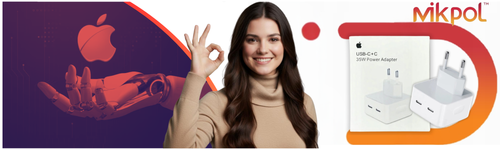 Ładowarka Sieciowa Szybka (35W) Apple do iPhone, iPad, MacBook 2 X USB-C na Arena.pl