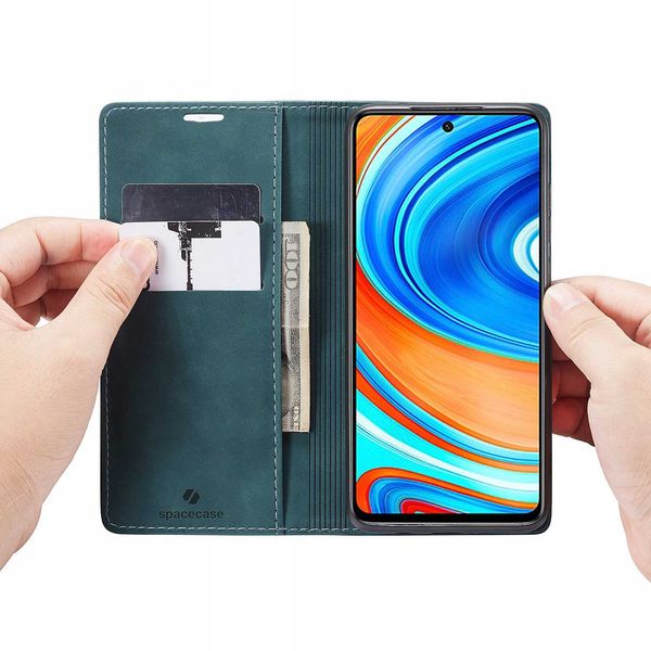 Spacecase Wallet Redmi Note 9S/9 Pro Blue zdjęcie 13