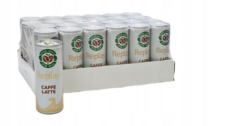 Mrożona Kawa Latte - Idealna kawa w puszce REPLAY Caffe Latte zdjęcie 2