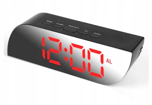 Zegarek z budzikiem - LUSTERKO NA BIURKO na Arena.pl