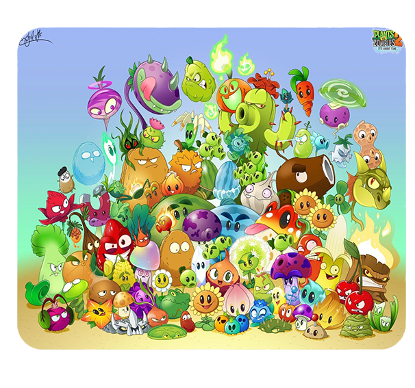 Podkładka pod myszkę Plants vs Zombie zdjęcie 1