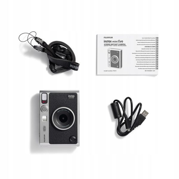 Aparat Fujifilm Instax Mini Evo Czarny USB-C zdjęcie 10