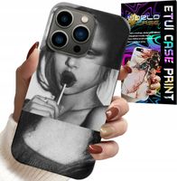 ETUI DO IPHONE 14 PRO MAX - MONA LISA Z LIZAKIEM MODNE WZORY CASE