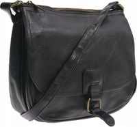 TOREBKA ŚREDNIA DAMSKA LISTONOSZKA czarny