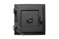 DRZWI F4 LEWE - 26X26 CM żeliwne popielnikowe do popielnika