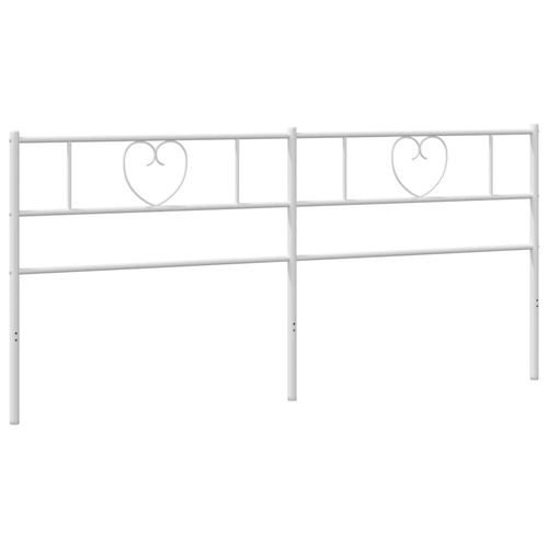 Metalowe wezgłowie, białe, 180 cm na Arena.pl