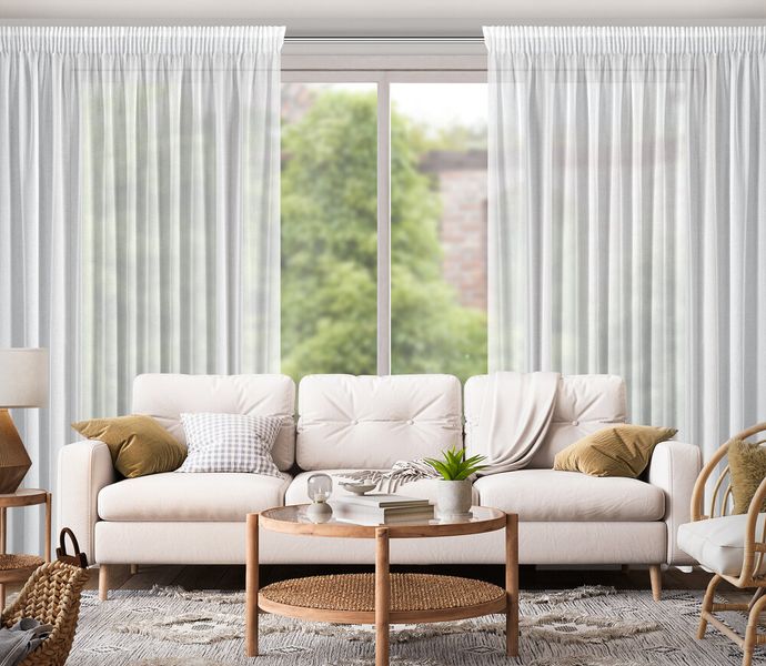 Firana gotowa na taśmie MARGO 300x270 Eurofirany biała zdjęcie 15