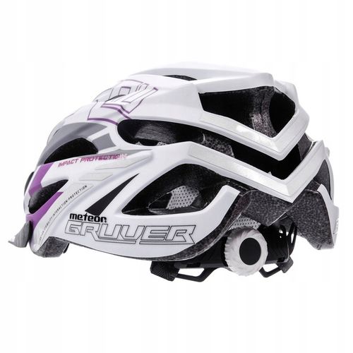 KASK ROWEROWY REGULOWANY METEOR GRUVER L 58-61cm siatka otwory wentylacyjne na Arena.pl