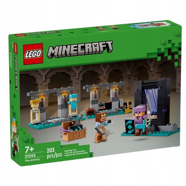 LEGO MINECRAFT Dom w grzybie 21179 + Zbrojownia 21252 MAINCRAFT Figurki zdjęcie 11
