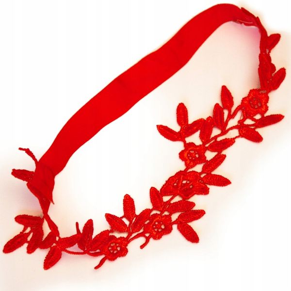 CZERWONA PODWIĄZKA studniówka podwiązki HAND MADE wysoka jakość MATURA 2024 zdjęcie 2