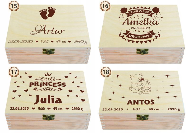 PUDEŁKO WSPOMNIEŃ PREZENT CHRZEST ROCZEK METRYCZKA zdjęcie 6