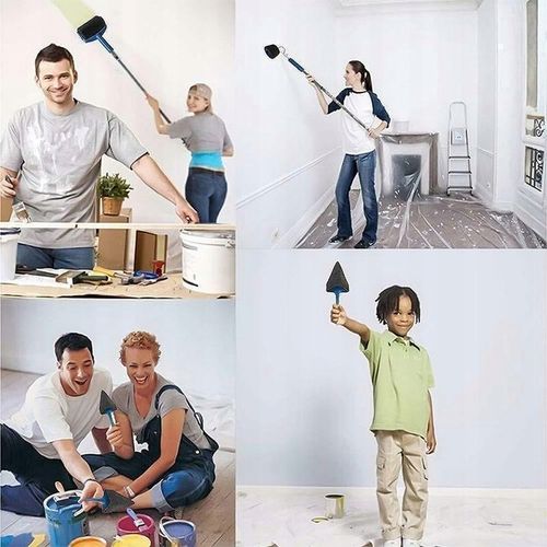 WAŁEK DO MALOWANIA SCIAN NIEKAPIĄCY UNIWERSALNY WAŁKI ZESTAW MALARSKI 5w1 na Arena.pl