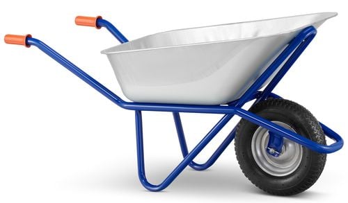 Taczka budowlana ogrodowa ocynkowana mocna KPGD-567 140 L / 210 kg na Arena.pl