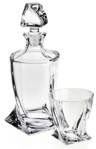 Karafka do whisky + szklanki zestaw na prezent urodziny komplet na alkohol na Arena.pl