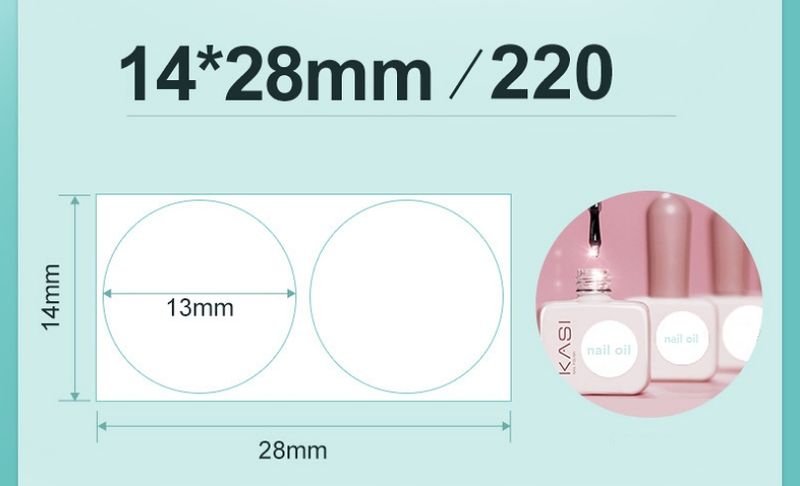 NIIMBOT Etykiety Naklejki 13mm 440szt OKRĄGŁE zdjęcie 4