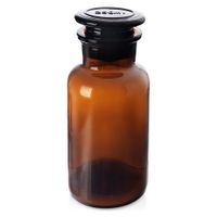 Butelka Szklana Brązowa z Korkiem na Kosmetyki Przyprawy Zioła Herbatę 0,25