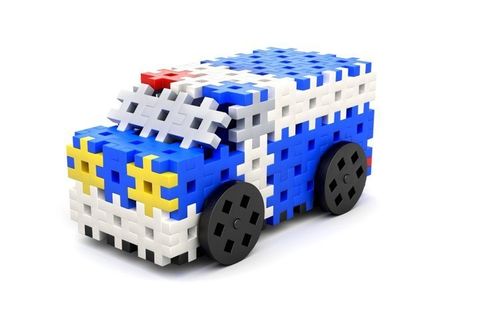 Klocki Meli Basic Police, samochody policyjne 4w1 - mini wafle na Arena.pl
