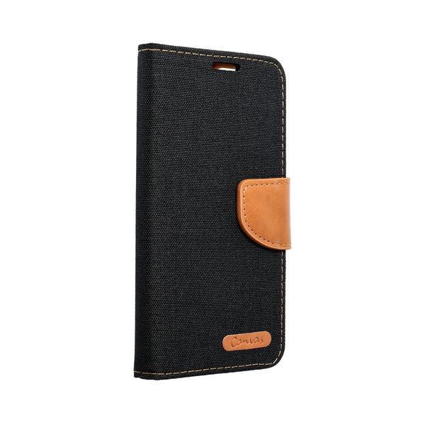 Kabura CANVAS Book do IPHONE 16 Plus czarny zdjęcie 1