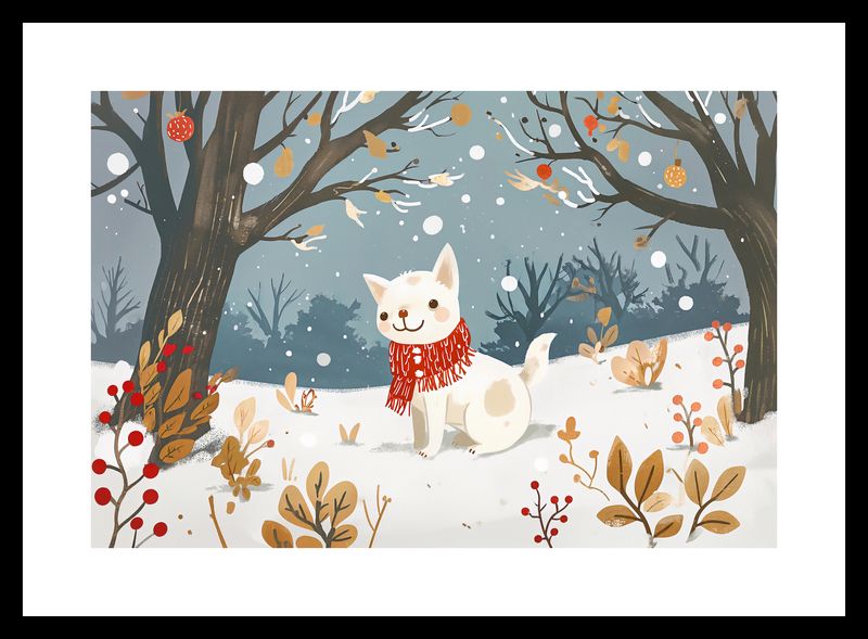 Plakat 30x20cm Śnieżny Kompan zdjęcie 3